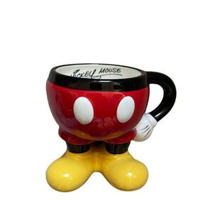 Disney Parks Mickey Mouse Ceramic Coffee Mug Cup - Black